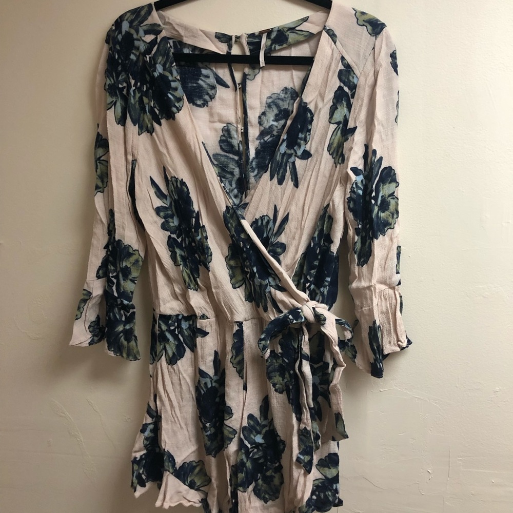 Free People Floral Romper